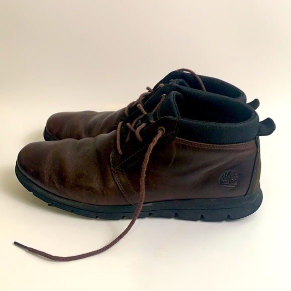 TIMBERLAND MEN’S GRAYDON MID DARK BOOTS - Picture 3 of 5